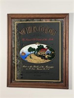 Southern Comfort Framed Bar Mirror