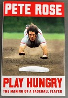 Pete Rose Autographed 2019 Play Hungry Book