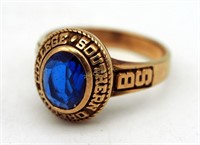 Vintage Lady's 1965 10kt Gold College Class Ring