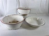 3pc enamel lot