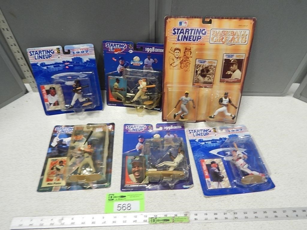 Starting Lineup figures in original packages