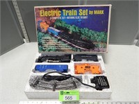 Electric train set by Marx