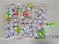 90 Used golf balls