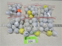 90 Used golf balls