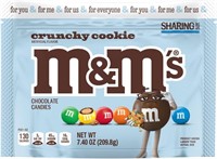 *3PC LOT*209.8g M&M'S CRUNCHY COOKIE CHOCO CANDY