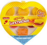 *5PC LOT*132g FRANKFORD LUNCHABLE GUMMIES