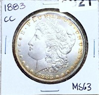 1883-CC Morgan Silver Dollar CHOICE BU