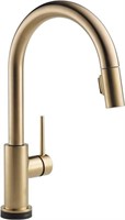 Delta Faucet Trinsic Gold Kitchen Faucet Touch, To