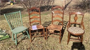Wood Chairs (4)