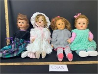 Lot of 4 Vintage Dolls - See Description