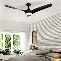 SODSEA Ceiling Fan with Lights, 56 Inch Outdoor