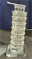 Glass Leaning Tower of Pisa Collectable