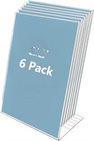 MaxGear Acrylic Sign Holder 6 Pack