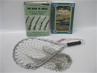 NM Fly Fishing, Book Of Rifles & Fishing Net