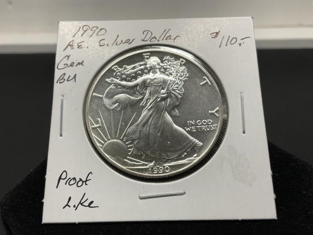 1990 Silver Eagle Dollar