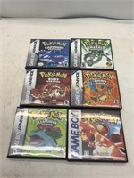 6 GAMEBOY ADVANCE POKÉMON GAMES