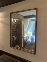 WOOD FRAME MIRROR 28" X 38"