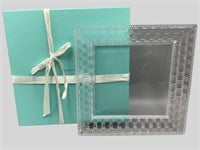 Tiffany & Co. Crystal Platter, Boxed