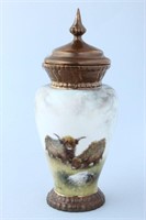 English Porcelain Jar and Cover,