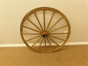 Vintage wagon wheel 44 in Dia