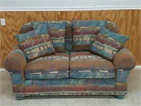 Broyhill Southwest Style Upholstered Love Seat