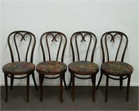 Set of 4 Bentwood Dining Chairs