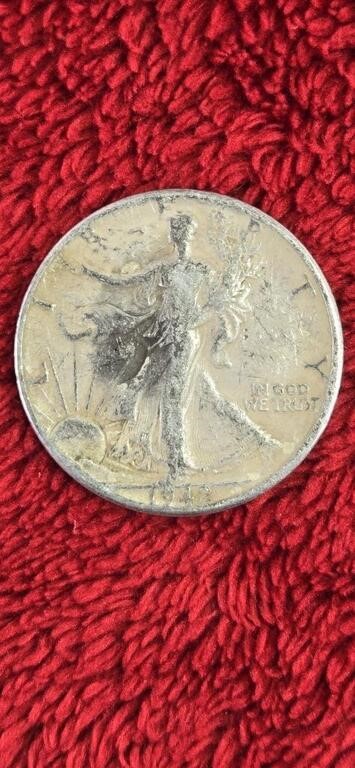 1942 Walking Liberty (90% Silver)