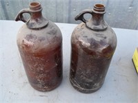 Antique Javex Bottles, 10 inch