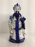 Blue and White Porcelain Chinese Figure