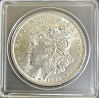 1890 O Morgan Silver Dollar
