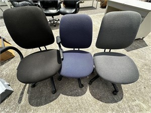 3 Office Rolling Chairs