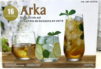Aria Glass Drink Set