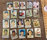 20 1957 Topps baseball cards