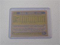 1987 TOPPS BLANK FRONT RUBEN SIERRA RC RANGERS