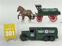 Standard Oil Company Horse & Wagon & Tanker Truck