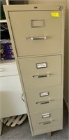 V - 4 DRAWER METAL FILING CABINET(G1)