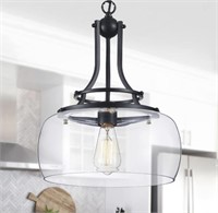 WUZUPS Chandelier Rustic Farmhouse Industrial Roun