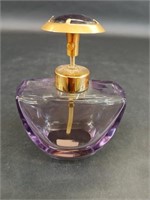 Vintage Purple Glass Perfume Bottle