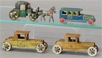FOUR ASSORTED FISCHER PENNY TOYS
