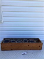 Flower box and pots