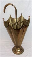 Vintage copper umbrella stand.