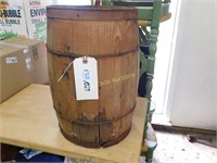 Wooden Barrel Vintage/Antique Approx.17"