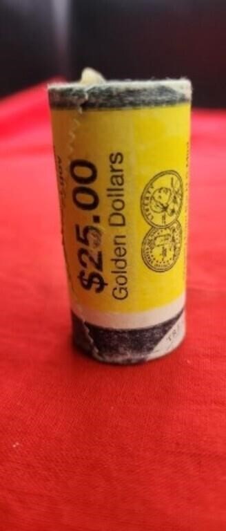 2000P UNC $25.00 Sacagawea US Mint Roll