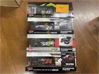 (4) 1/24th Die Cast Nascars