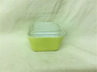 Pyrex LIGHT YELLOW Refrigerator Dish with Lid