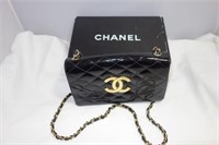 CHANEL BLACK LADIES HAND BAG ORIGINAL BOX