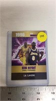 1996 Kobe Bryant rookie card