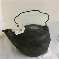 Vintage Cast Iron Campfire Kettle