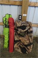 Lg Gander Mtn Duffle Bag & 2 Camp Chairs