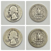 1944 Silver Quarters